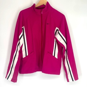 Nike Lightweight Windbreaker Jacket Women’s Sz Medium Hot Pink‎